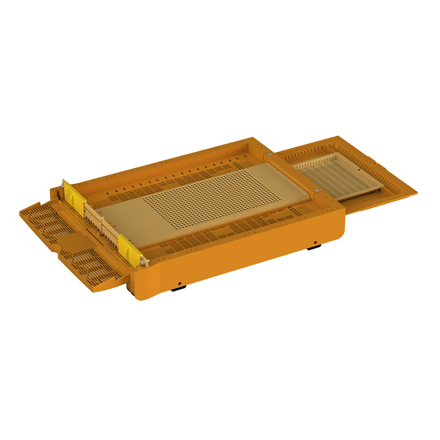 Bottom Board 10F Type-G For Wood Hives, Varroa/SHB/Pest Drawer