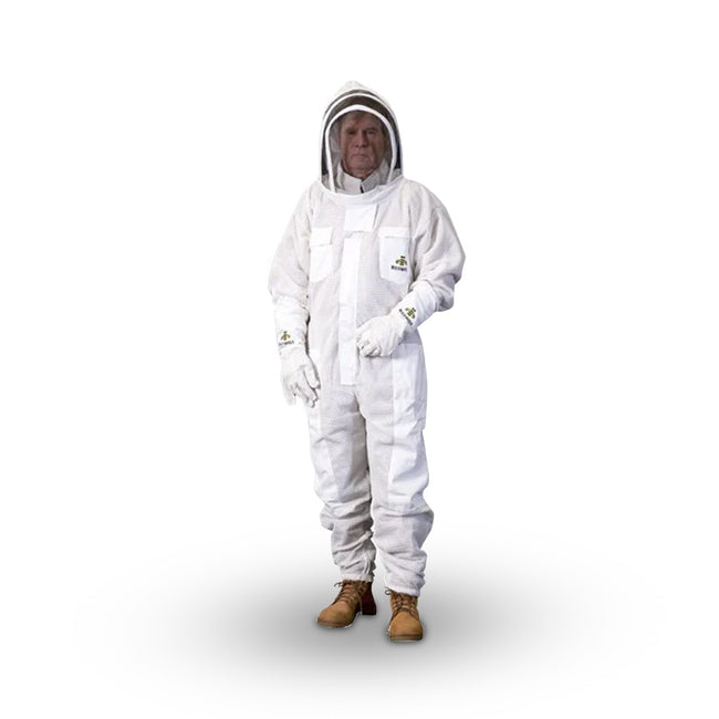 Bee Suit - Premium Vented Triple Layer - Folding Hood With Dropdown Front