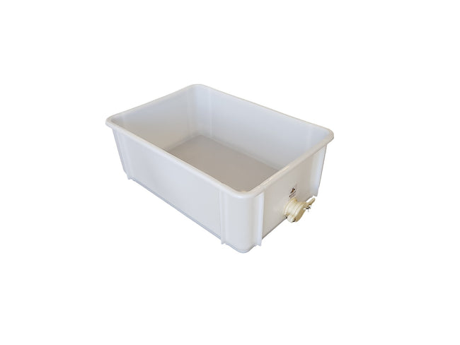 Uncapping Tub with solid base, Australian Polygenic Honey Gate