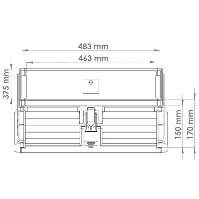 Apimaye 7F Manley (Medium) Super with Latches and Handles